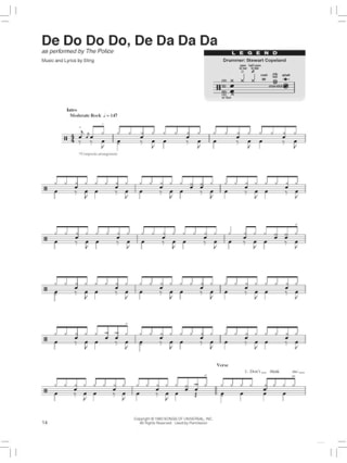 Drum Hero - Pop & Rock Standards - Partition